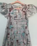 Pastel Printed Dress Girls